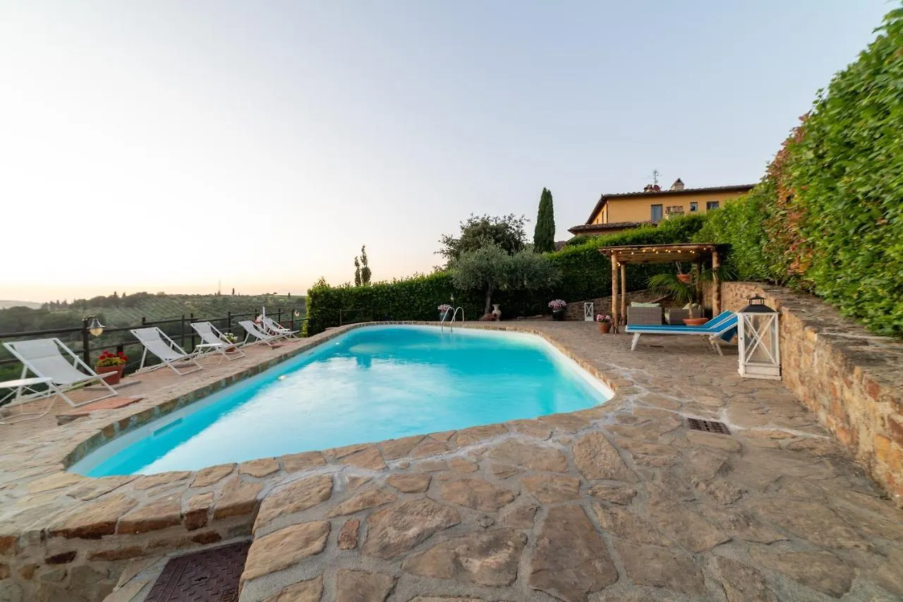 Podere Vergianoni Immerso Nelchianti Con Piscina Tavarnelle Val di Pesa Apartamento